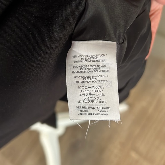 Black Jcrew Dress with Bell Sleeves, size 4 - Picture 4 of 5